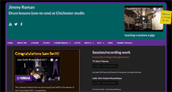 Desktop Screenshot of jimmythedrumteacher.com